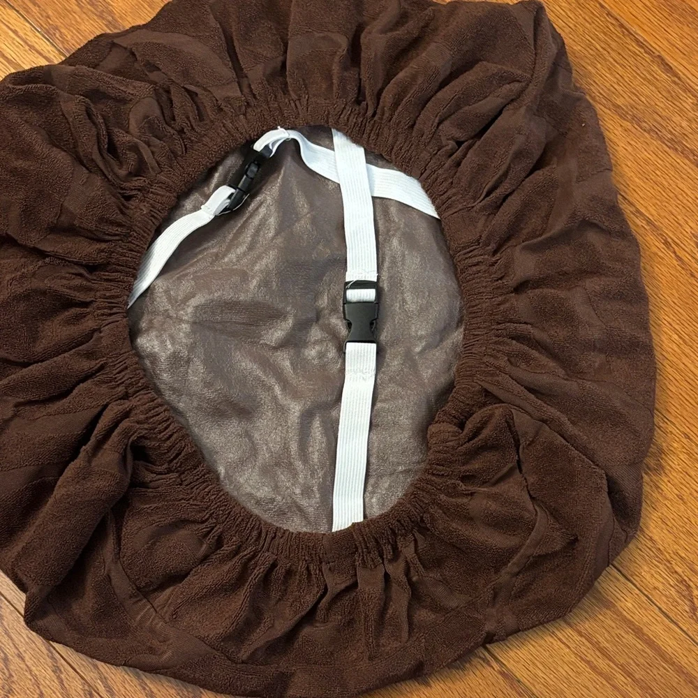 Gemini Waterproof Brown Chair Seat Covers/Barstool Covers